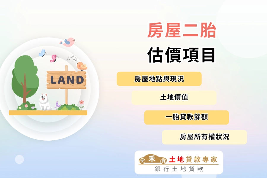 台南房屋二胎估價項目