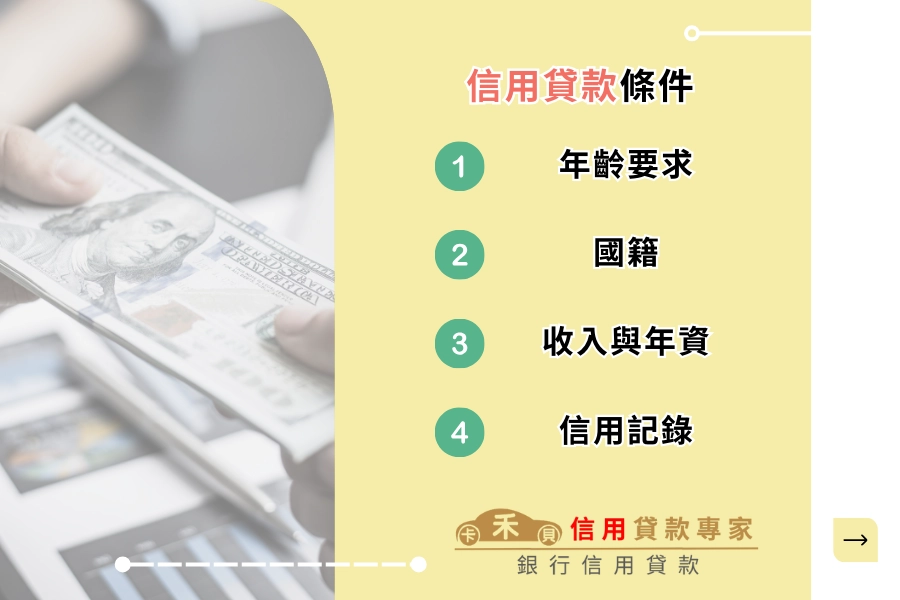 信用貸款條件