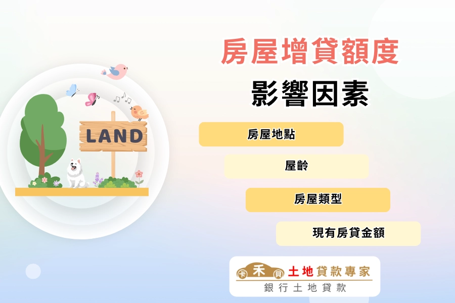 影響房屋增貸額度的關鍵因素