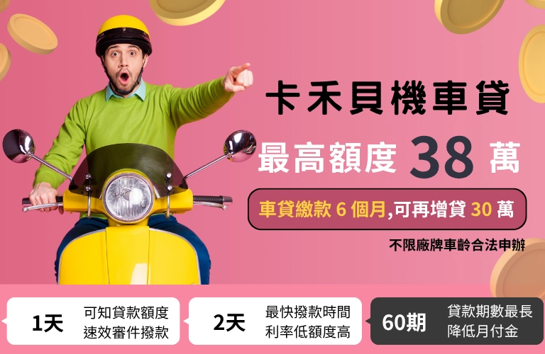 台南機車借款、台南機車貸款