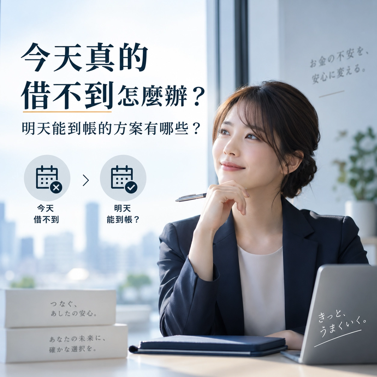 今天真的借不到怎麼辦?明天能到帳的方案有哪些?