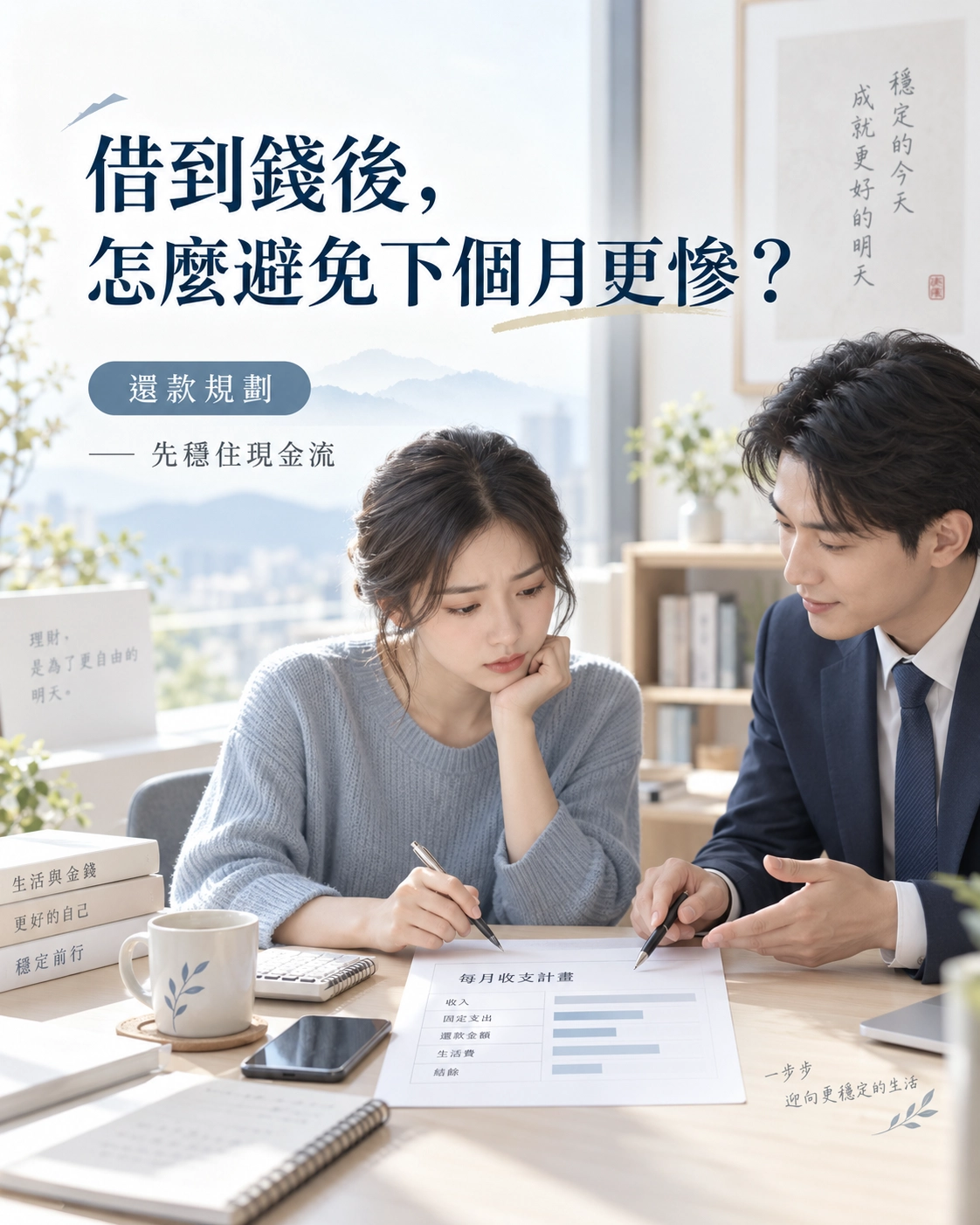 沒工作借到錢之後，怎麼避免下個月更慘？