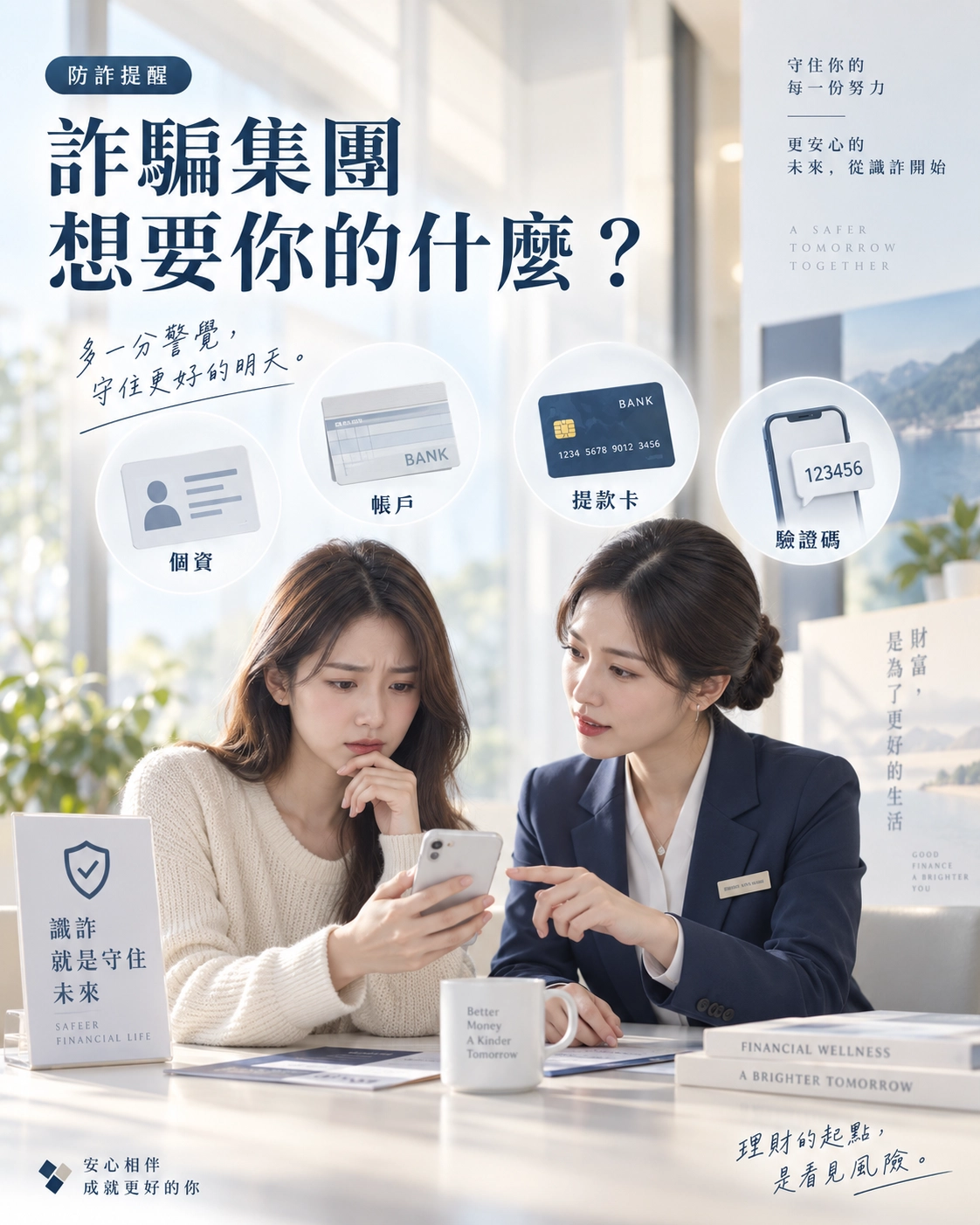詐騙集團他們想要你的什麼東西?