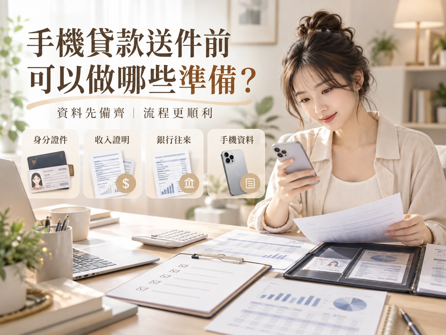 手機貸款送件前可以做哪些準備？