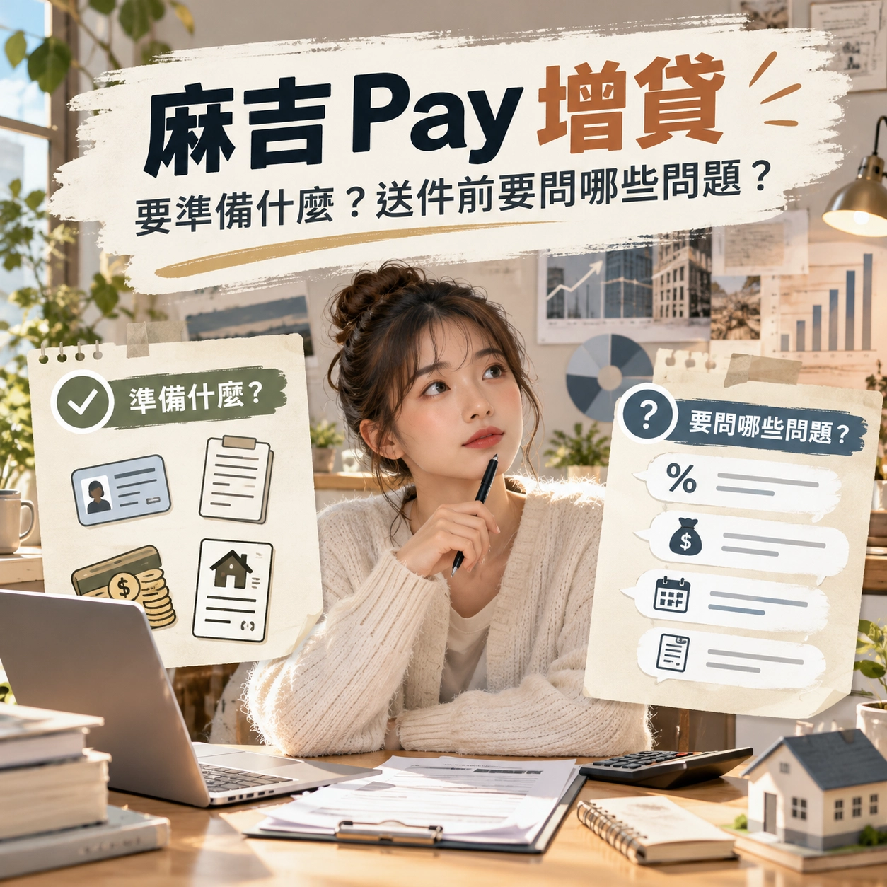 麻吉 Pay 增貸要準備什麼？送件前要問哪些問題？
