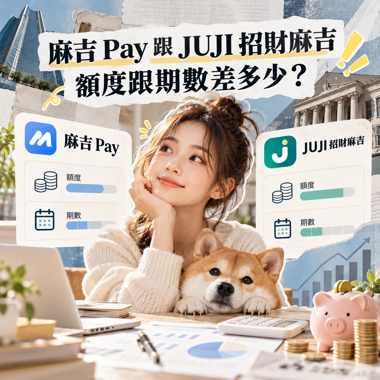 麻吉 Pay 跟 JUJI 招財麻吉額度跟期數差多少？